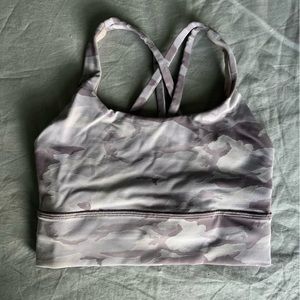 Purple camo Lululemon bra